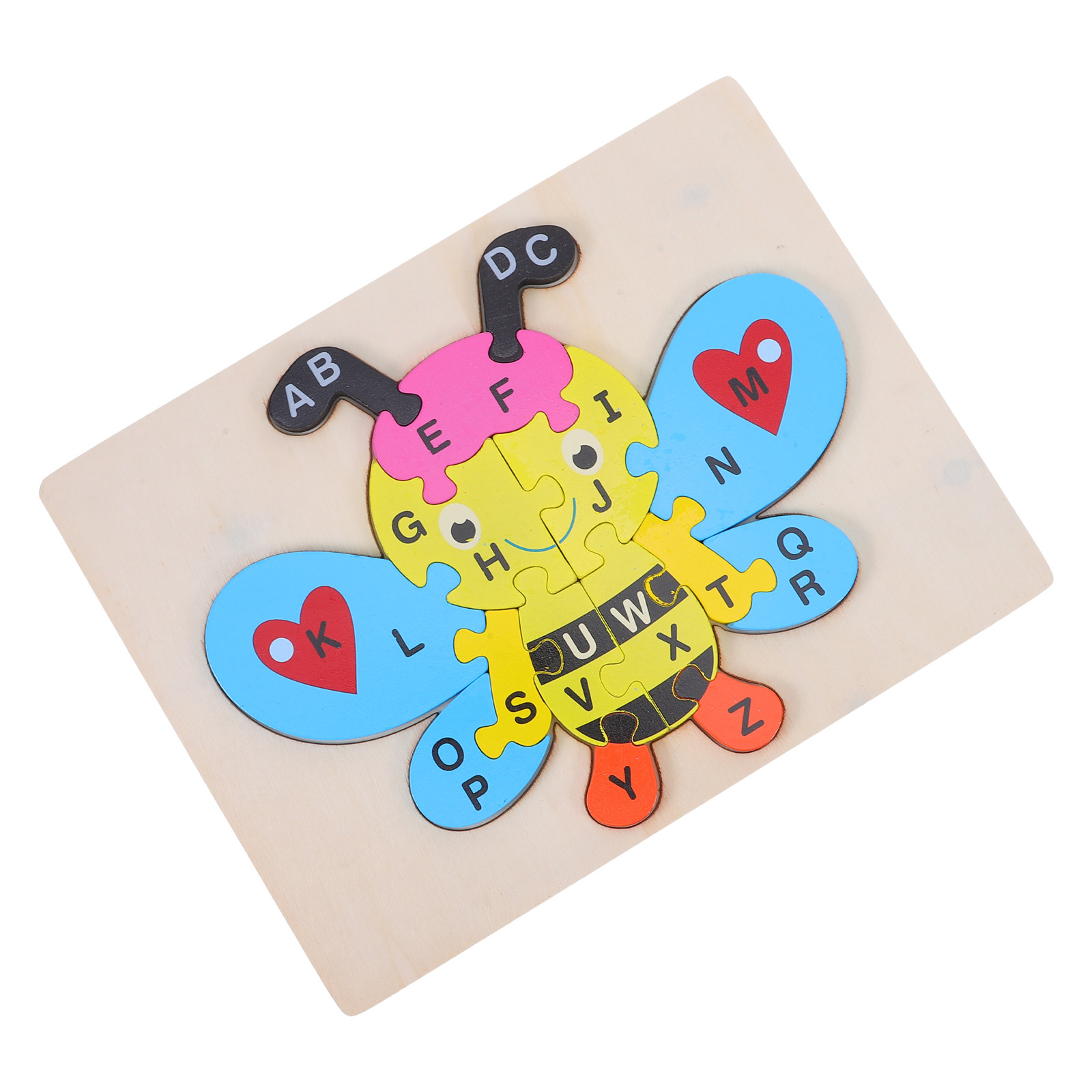 ชุดจิ๊กซอว์ไม้รูปผึ้ง ตัวอักษร - Abc Kids Early Education บทวิจารณ์และราคา